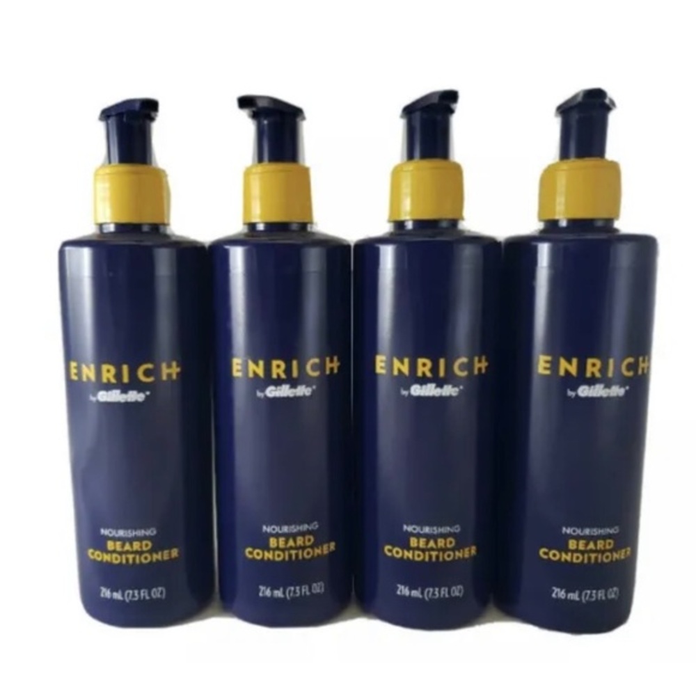 Gillette enrich beard conditioner *LOT OF 4* NWT